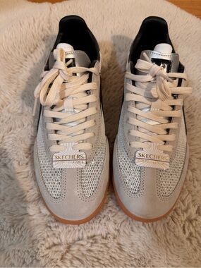 Skechers Hotshot - Meshing Well Grey and Black Sneaker Size 10 Women's